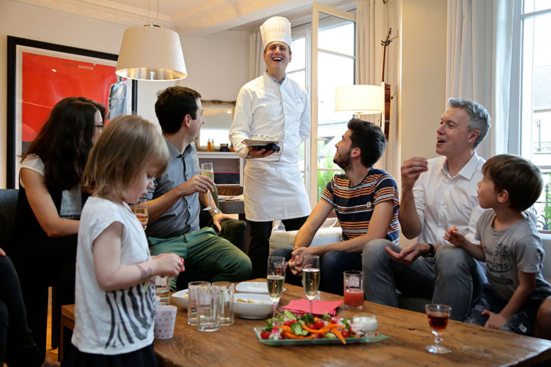 Professional chefs in your home, © La Belle Assiette