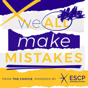 Illustration podcast: We all make Mistakes, The Choice by ESCP