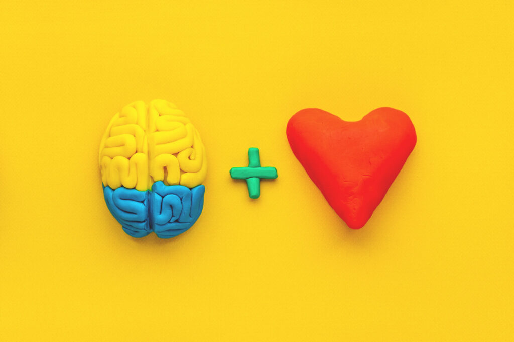 Heart and brain connection. Emotional intelligence concept, © 9dreamstudio / Adobe Stock