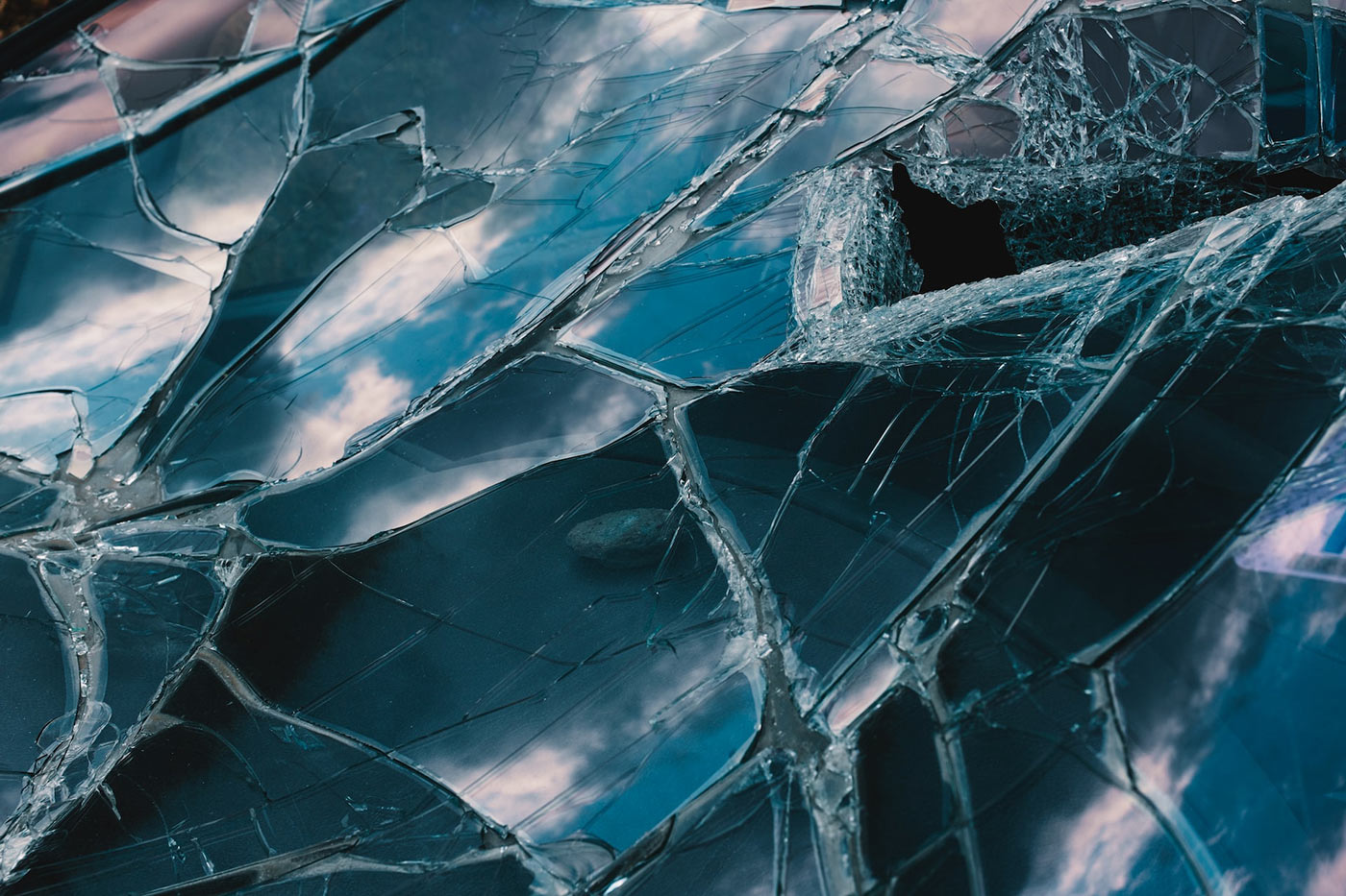 Photo of broken glass