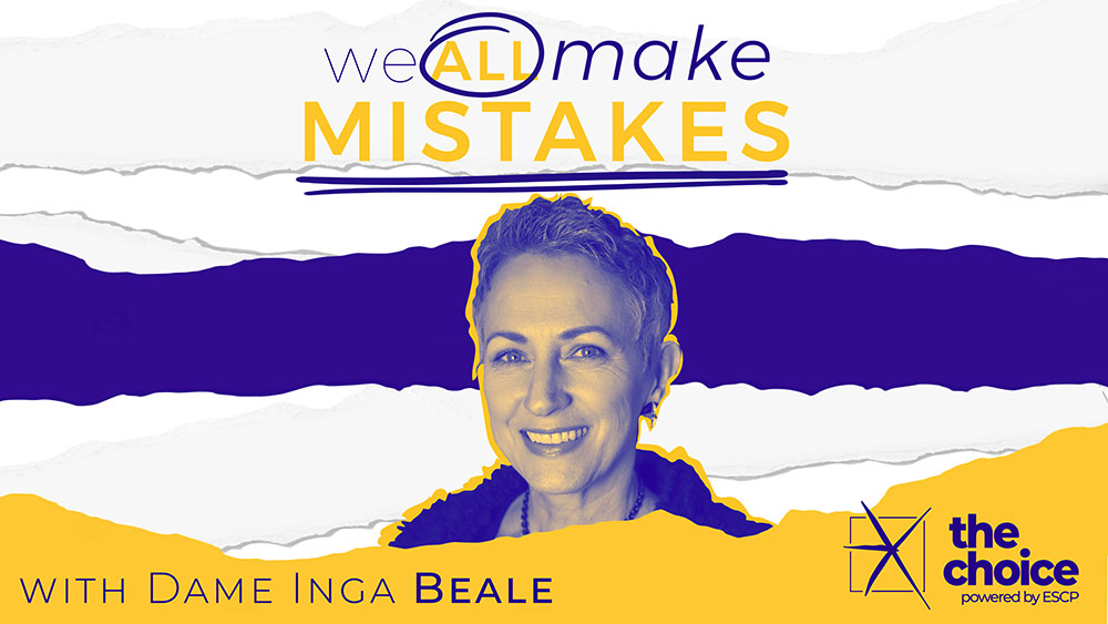 Photo of Dame Inga Beale for We All Make Mistakes podcast